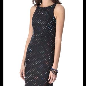 Cynthia Rowley scuba polka dot dress